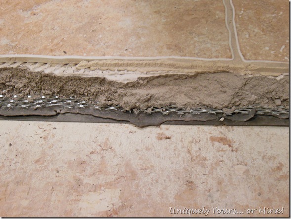 DIY bathroom tile concrete and lath removal