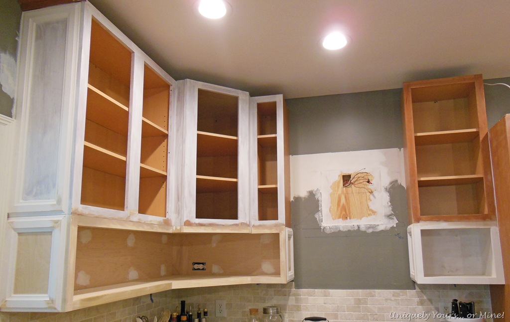 Updating Raising And Painting Kitchen Cabinets Uniquely